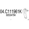 MTS 04.C111961K Exhaust Pipe